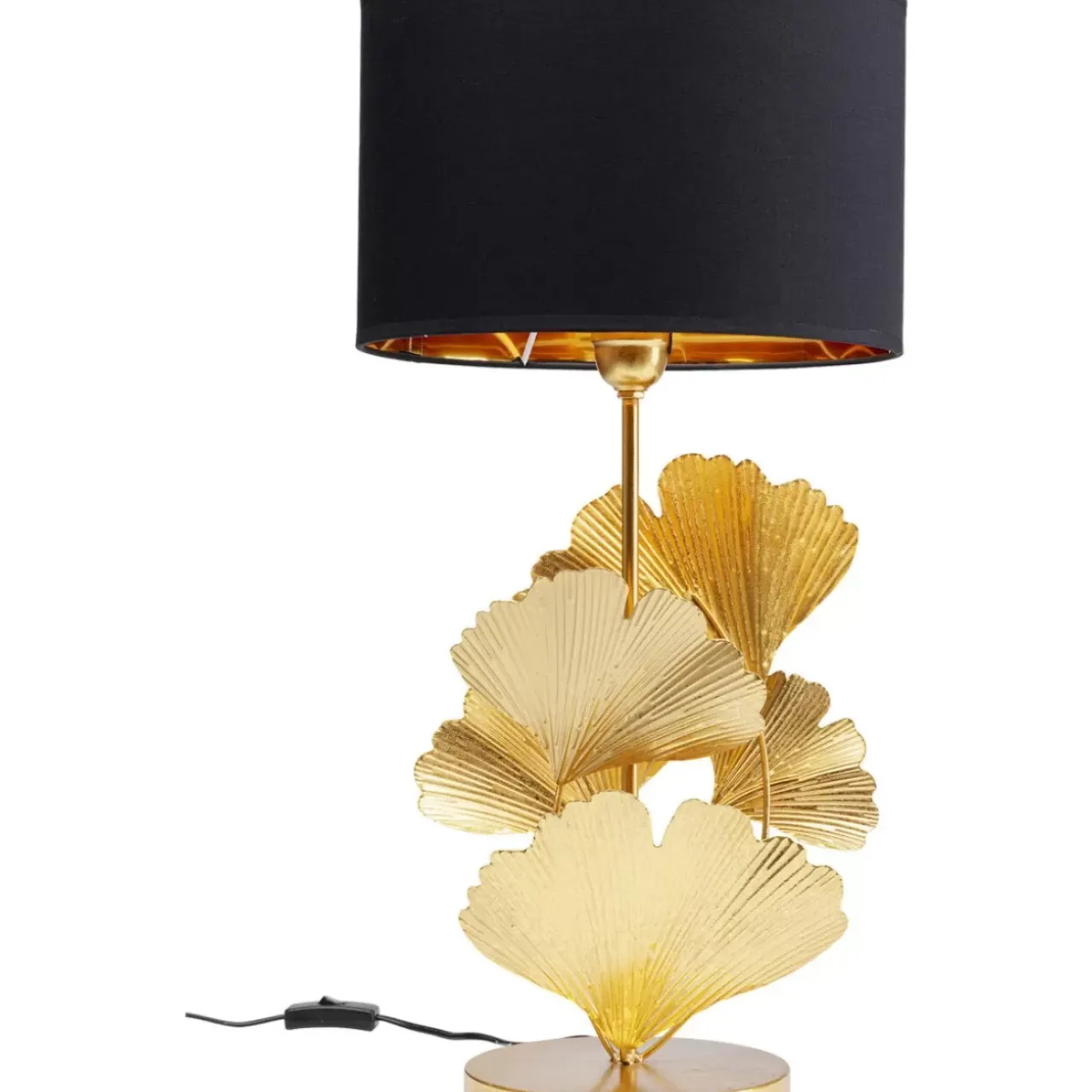 Tischleuchten|KARE Design Tischleuchte Flores Gold
