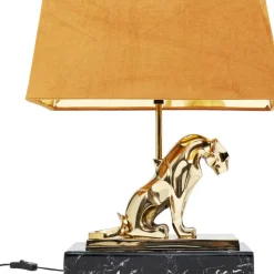 Tischleuchten|KARE Design Tischleuchte Geometric Leopard Braun 36Cm