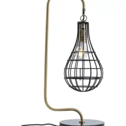 Tischleuchten|KARE Design Tischleuchte Golden Cage Drop