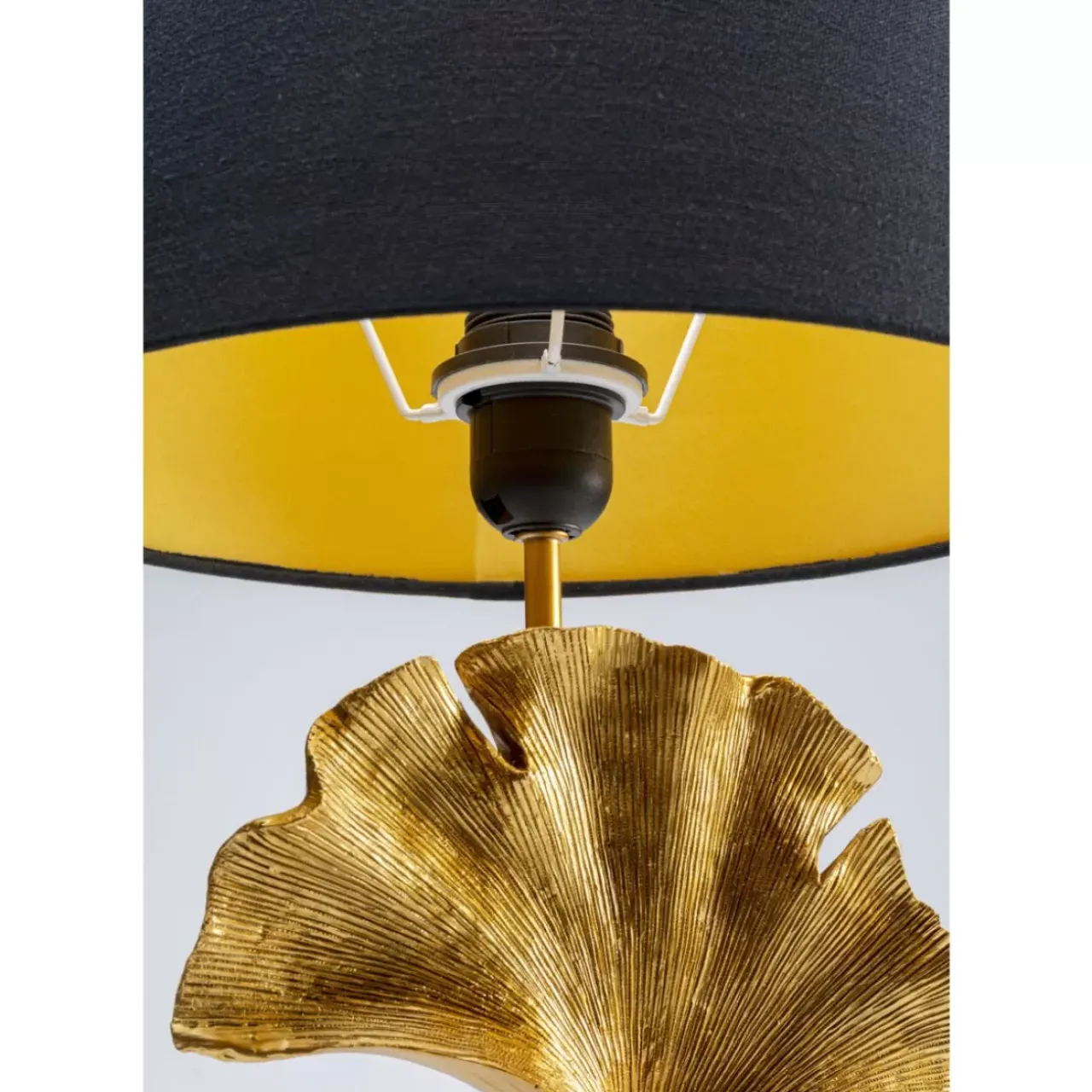 Tischleuchten|KARE Design Tischleuchte Leaf Gold