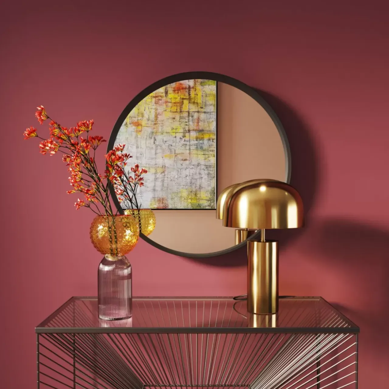 Tischleuchten|KARE Design Tischleuchte Loungy Gold
