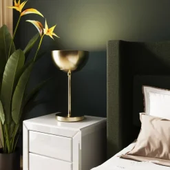 Tischleuchten|KARE Design Tischleuchte Oslo Gold