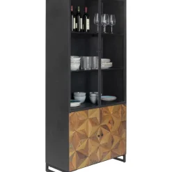 Regale|KARE Design Vitrine Illusion Gold 90X180Cm