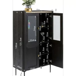 Regale|KARE Design Vitrine Milano 140X80
