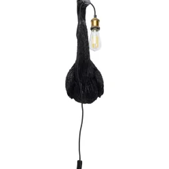 Wandleuchten|KARE Design Wandleuchte Animal Heron Schwarz 26X62Cm
