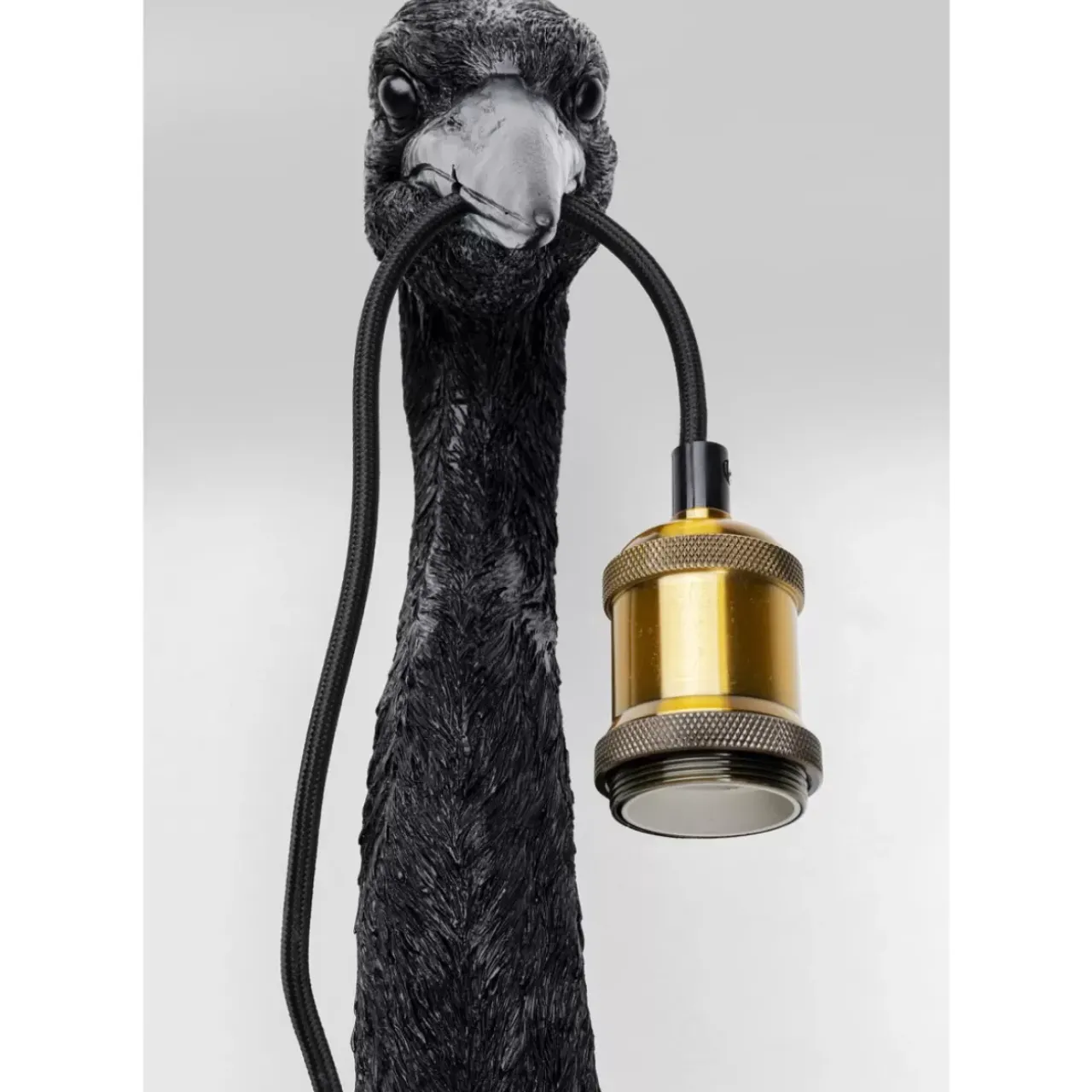 Wandleuchten|KARE Design Wandleuchte Animal Heron Schwarz 26X62Cm