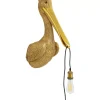 Wandleuchten|KARE Design Wandleuchte Animal Spoonbill Gold 29X62Cm