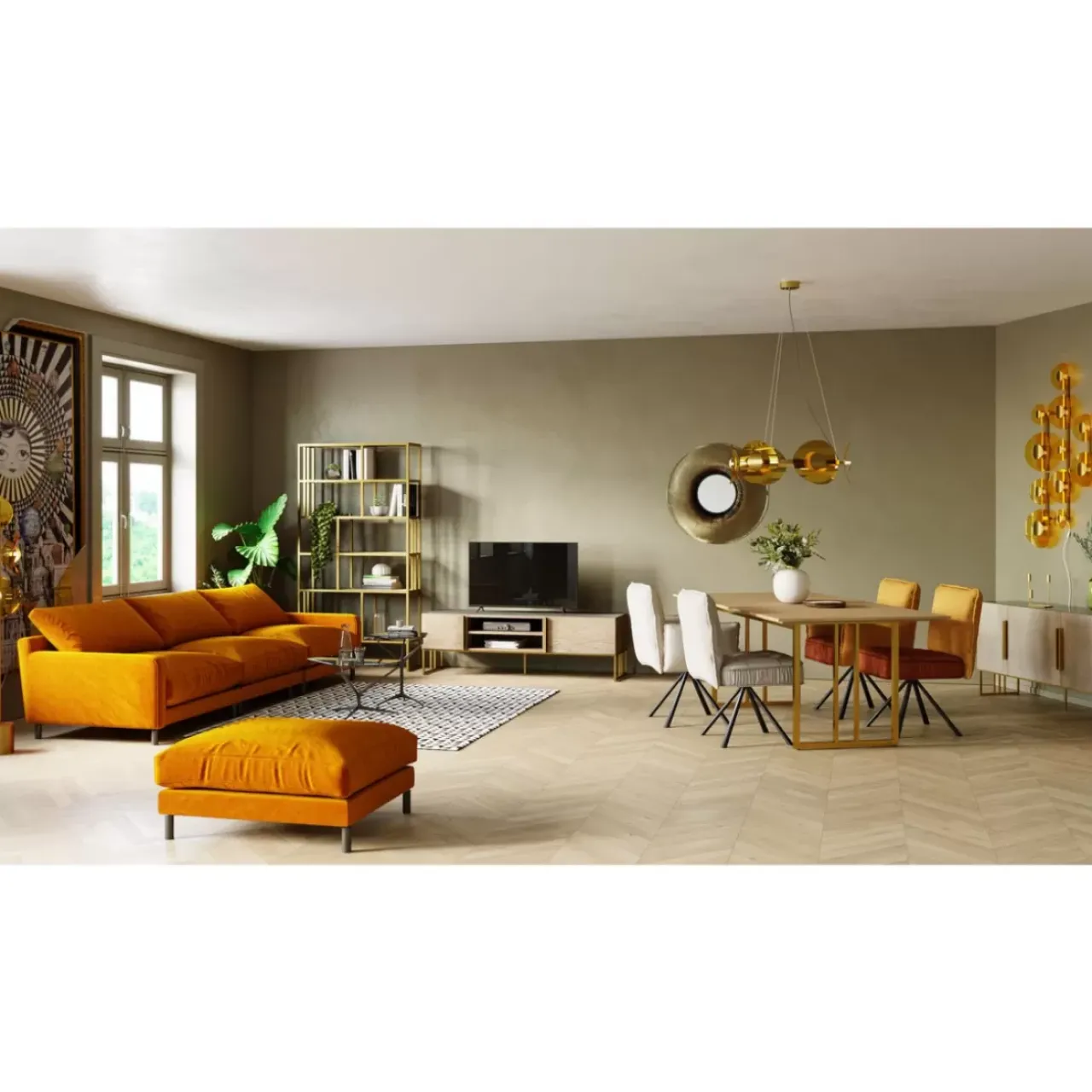 Wandleuchten|KARE Design Wandleuchte Mariposa Brass 116X198Cm