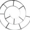 Regale|KARE Design Wandregal Snail Silver Grau