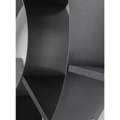 Regale|KARE Design Wandregal Snail Silver Grau