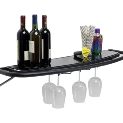Regale|KARE Design Wandregal Treviso Schwarz 120X10Cm