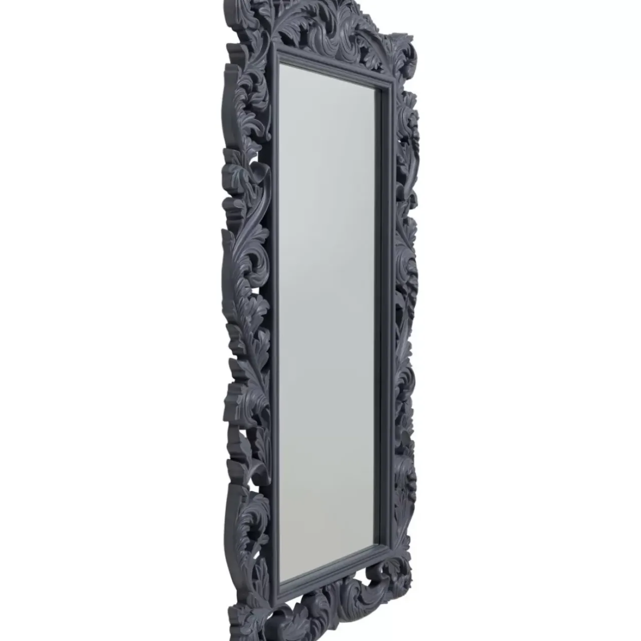 Spiegel|KARE Design Wandspiegel Baroque Valentina Grau 100X190Cm