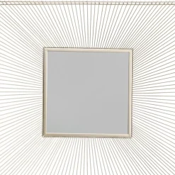 Spiegel|KARE Design Wandspiegel Dimension Champagner 91X91Cm
