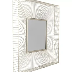 Spiegel|KARE Design Wandspiegel Dimension Champagner 91X91Cm