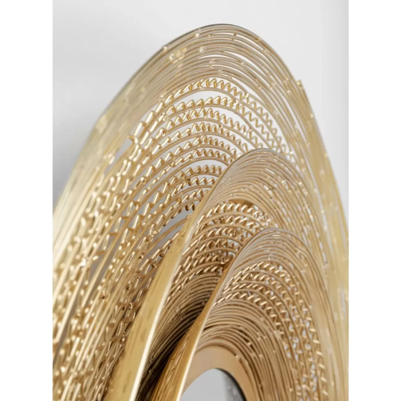 Spiegel|KARE Design Wandspiegel Gold Wire O61Cm