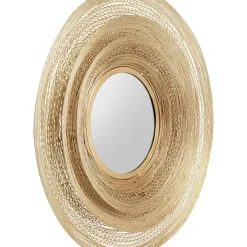 Spiegel|KARE Design Wandspiegel Gold Wire O61Cm