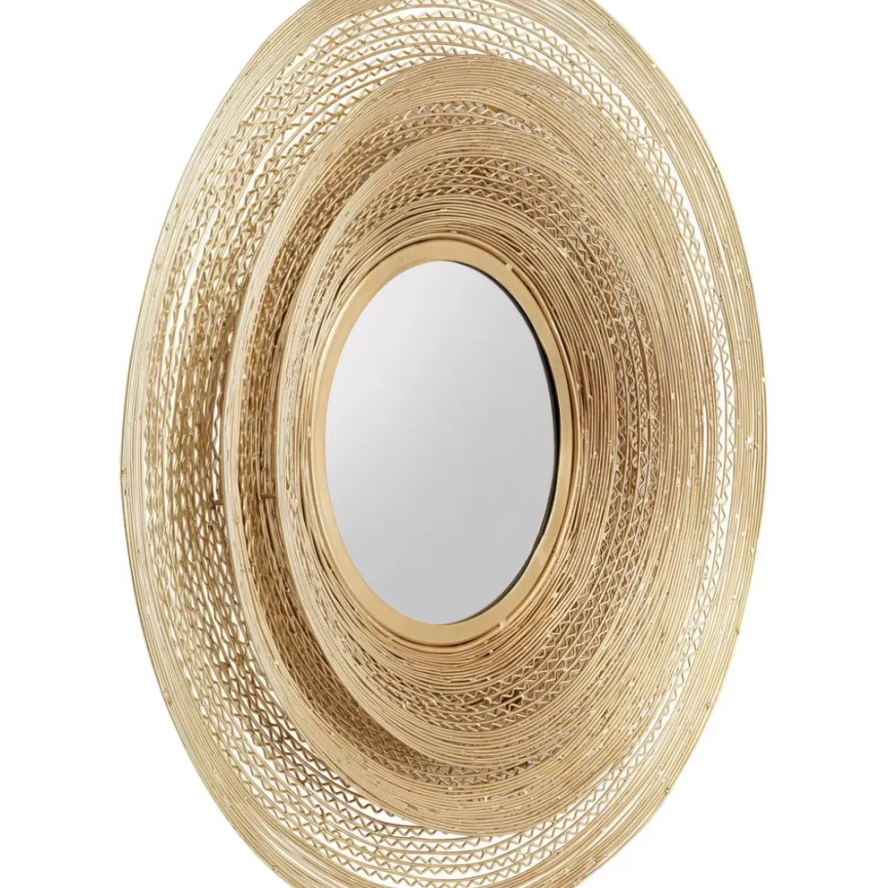 Spiegel|KARE Design Wandspiegel Gold Wire O61Cm