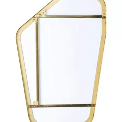 Spiegel|KARE Design Wandspiegel Shape Brass 64X94,5Cm