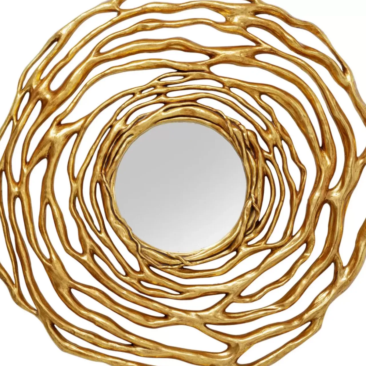 Spiegel|KARE Design Wandspiegel Twiggy Gold O121Cm