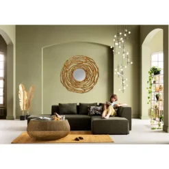 Spiegel|KARE Design Wandspiegel Twiggy Gold O121Cm
