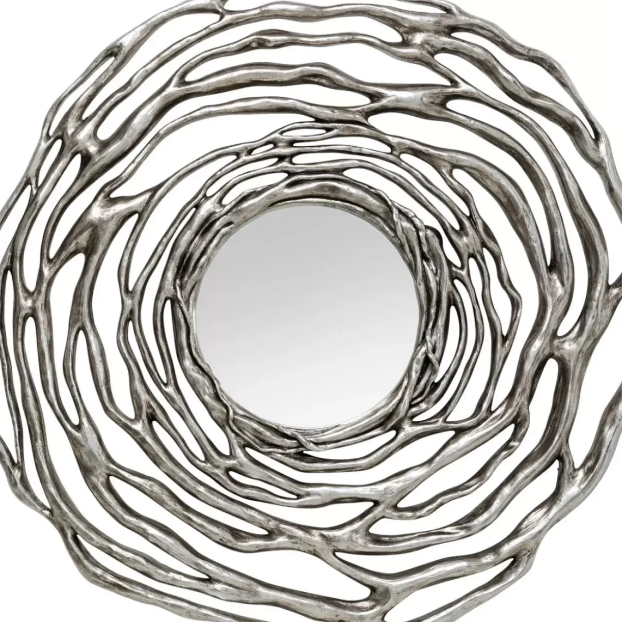 Spiegel|KARE Design Wandspiegel Twiggy Silber O121Cm