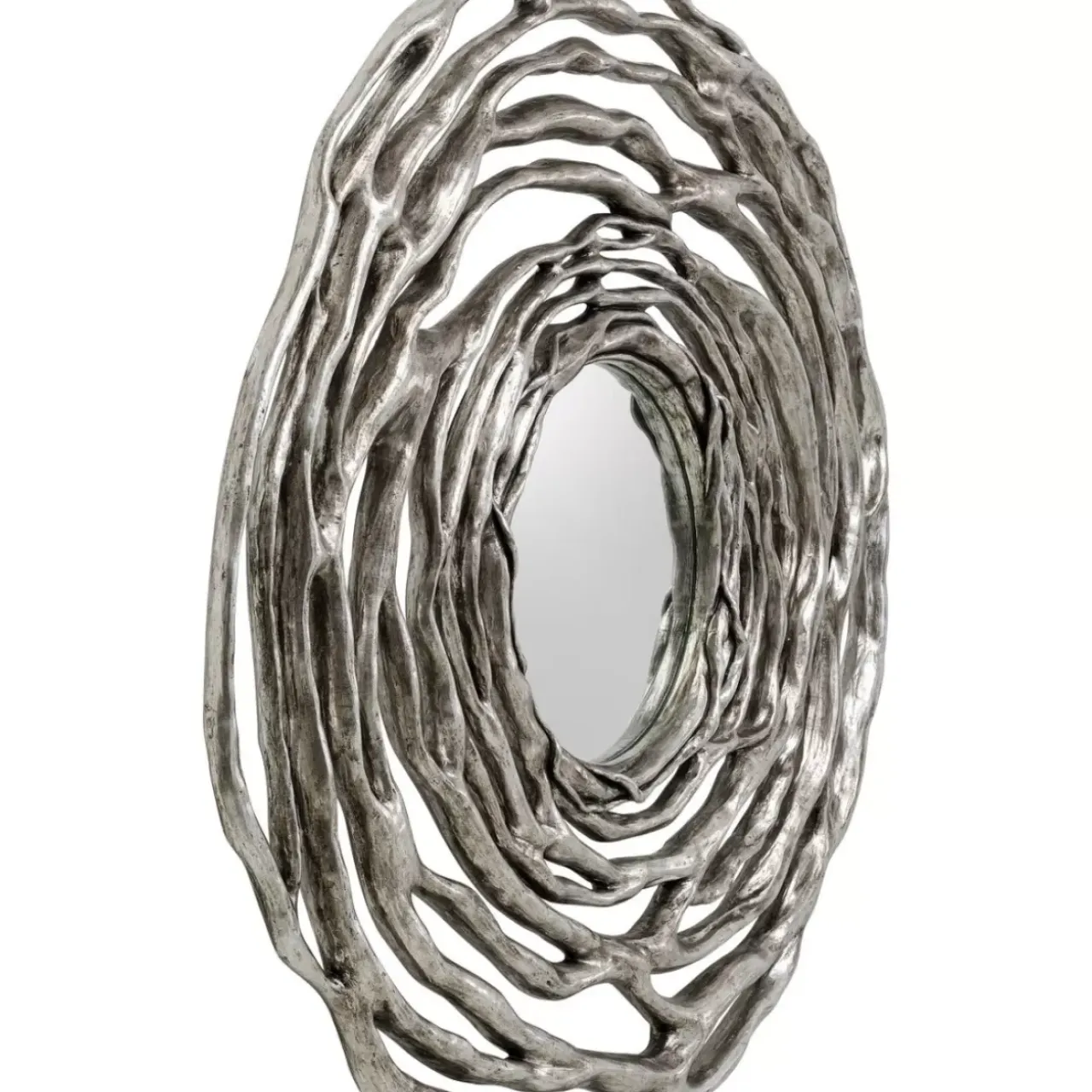 Spiegel|KARE Design Wandspiegel Twiggy Silber O121Cm