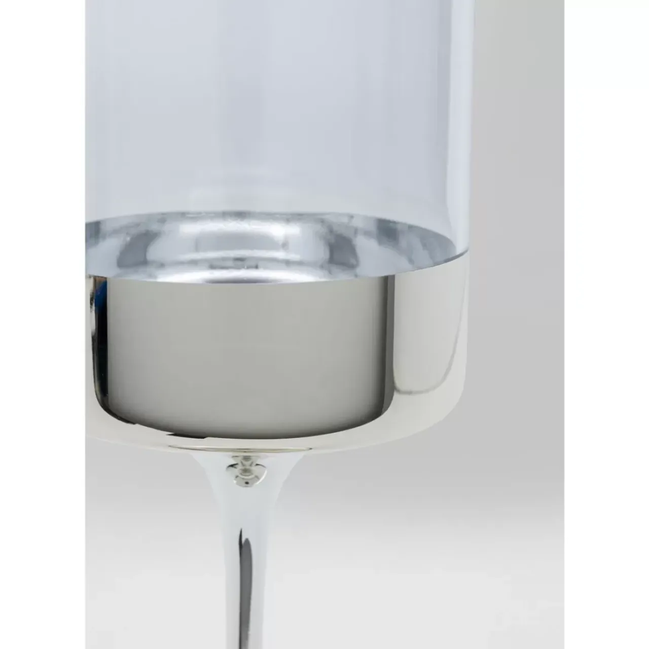Geschirr & Tischaccessoires|KARE Design Weinglas Electra Silber