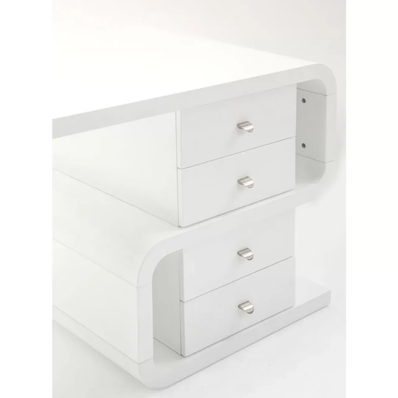 Tische|KARE Design White Club Schreibtisch Snake 150X70Cm