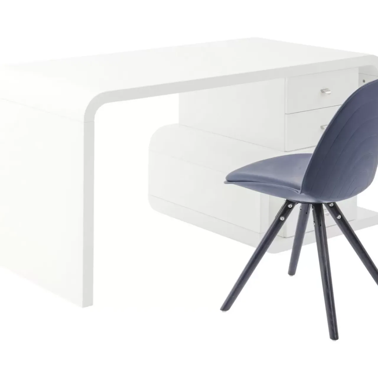 Tische|KARE Design White Club Schreibtisch Snake 150X70Cm