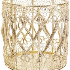 Kerzenständer & Laternen|KARE Design Windlicht Hayat Brass 15Cm