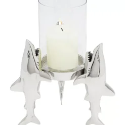 Kerzenständer & Laternen|KARE Design Windlicht Shark Family 23Cm