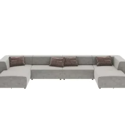 Sofas & Couches|KARE Design Wohnlandschaft Infinity Malibu Grau 434Cm