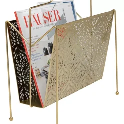 Zeitungsständer|KARE Design Zeitungsständer Basket Gold Gros